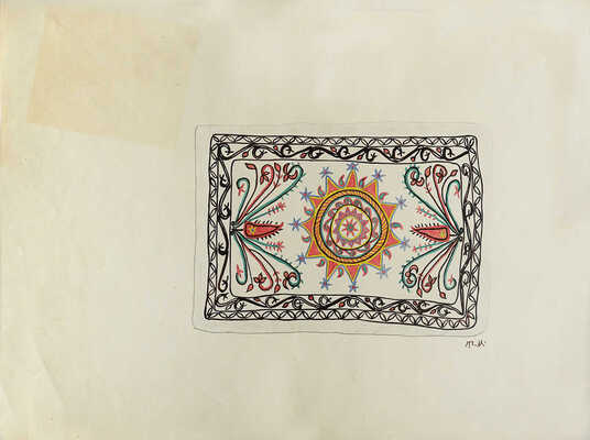 Маврина (Лебедева) Татьяна Алексеевна. Восточный ковер № 12